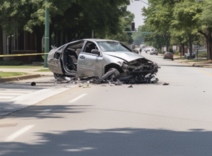 A car wreck in Overbrook, SC